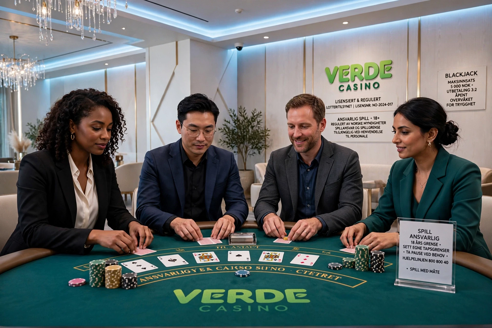 blackjack på VERDE CASINO