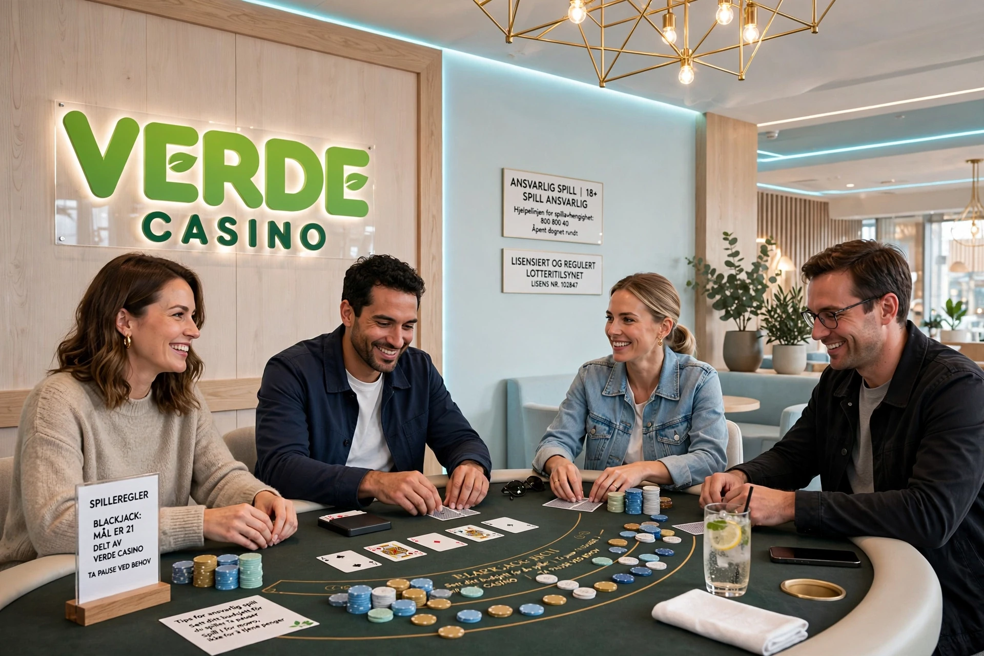 Blackjack hos Verde Casino