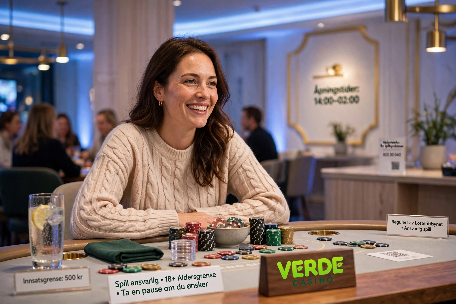 bonus i hendene til en mann hos Verde Casino