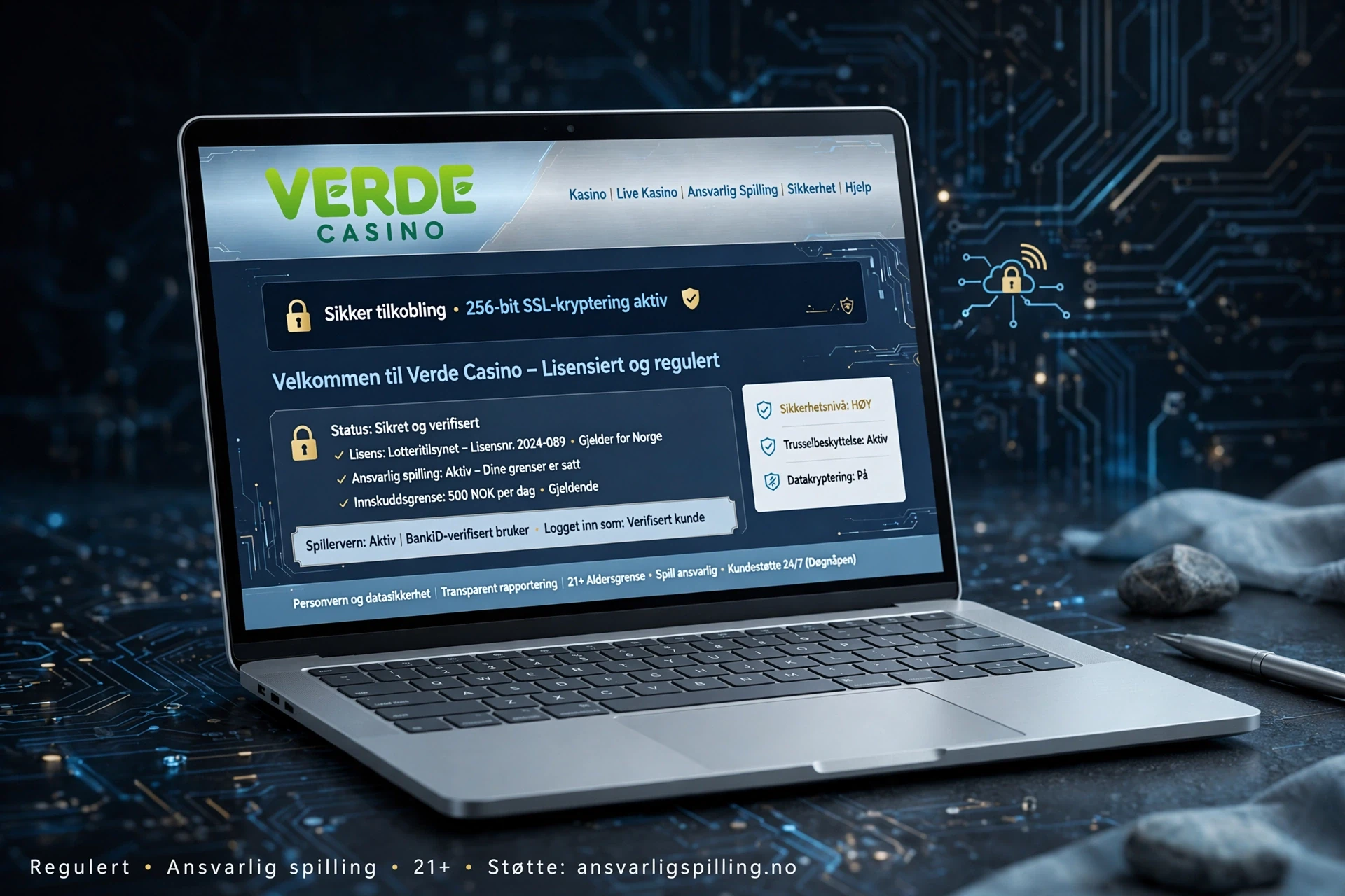 SSL-sertifikat VERDE CASINO