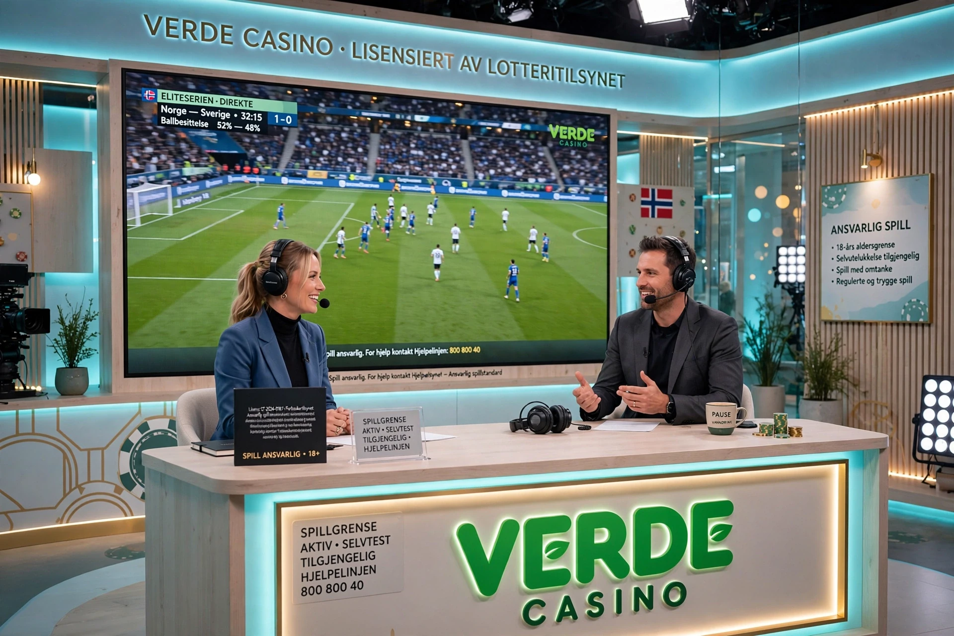innsatser på fotball VERDE CASINO